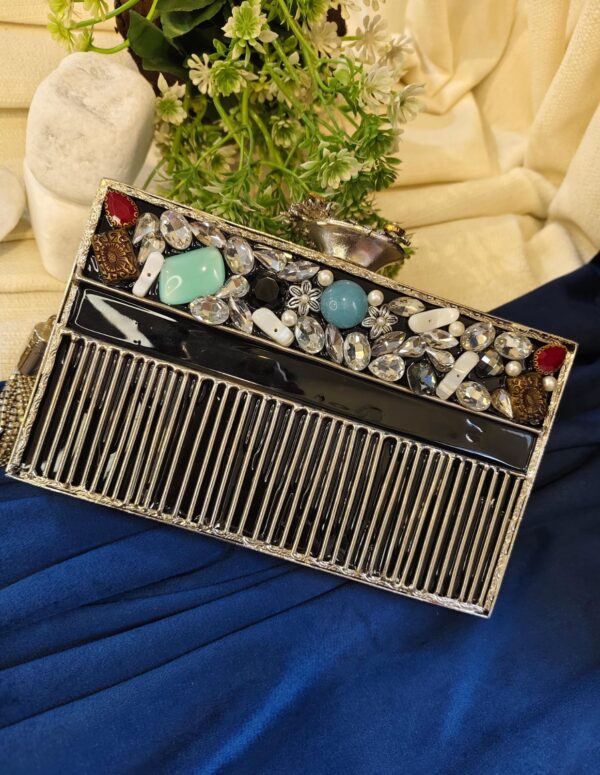 Resin 3D handmade clutch