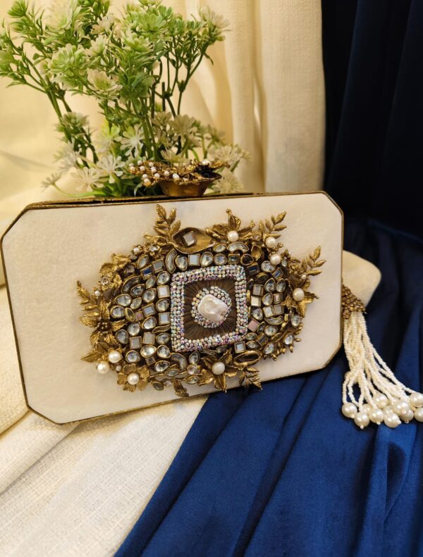 Resin 3D handmade clutch