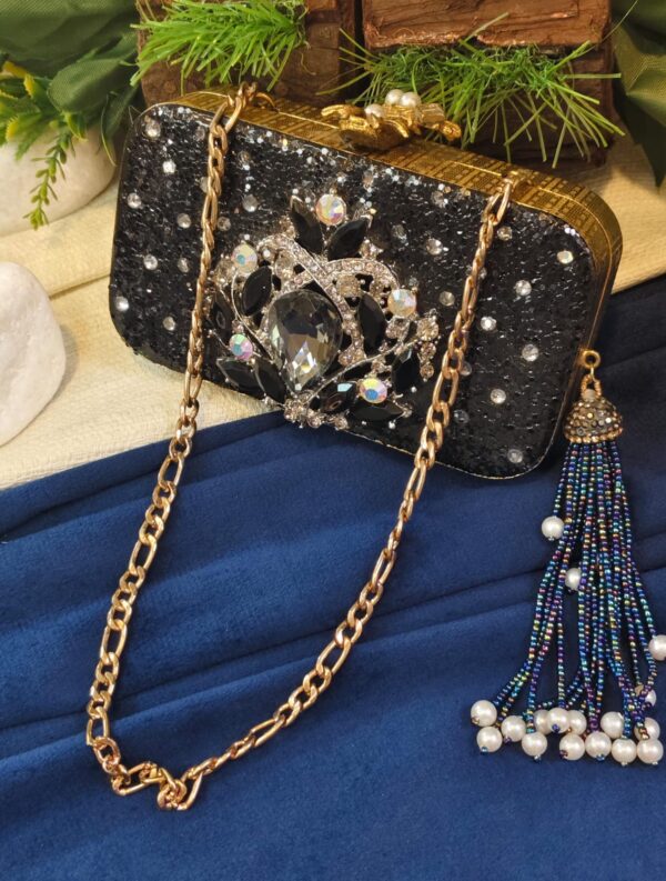 Resin 3D handmade mini clutch