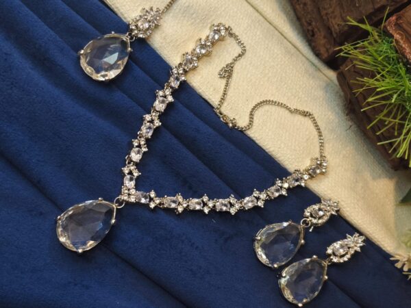 Beautiful doublet stone Necklace Set