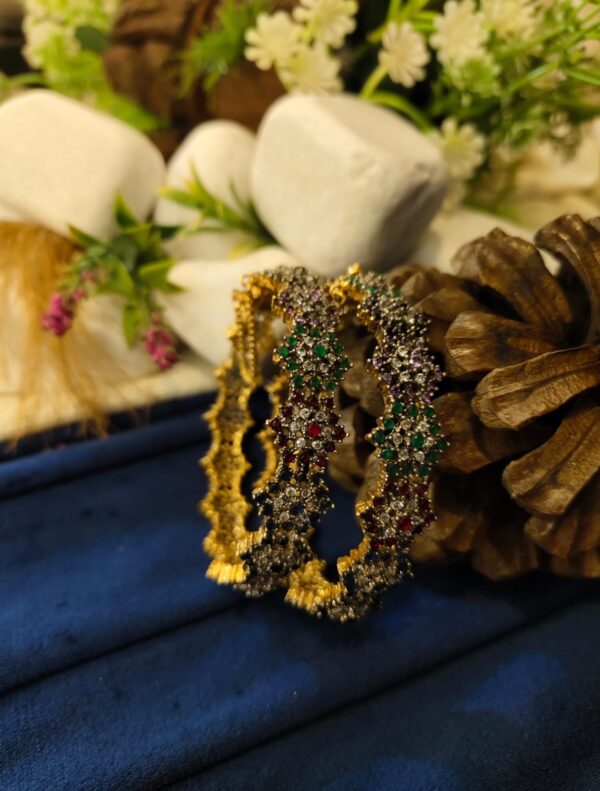 RP jarao bangles with gold polish - Image 2