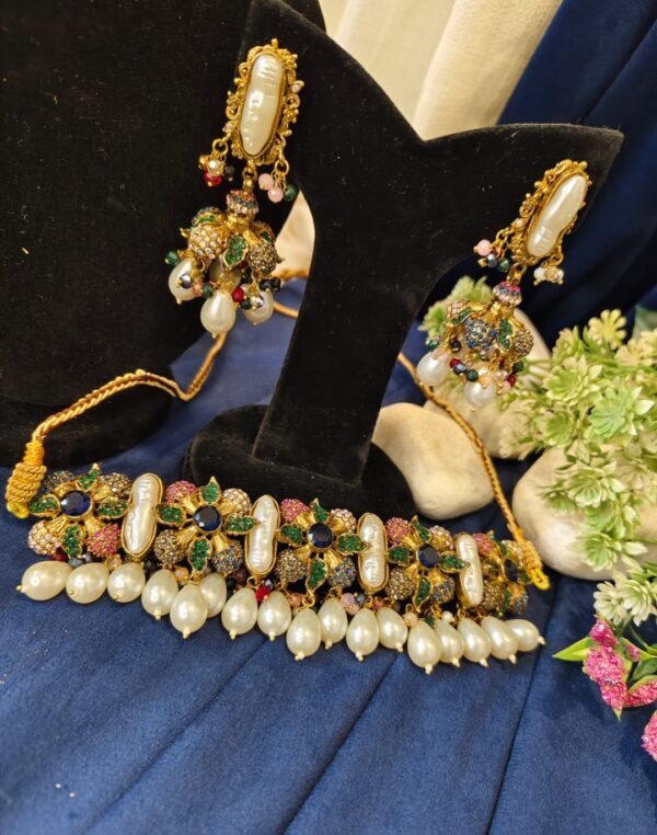 High quality mother pearl choker - Image 2
