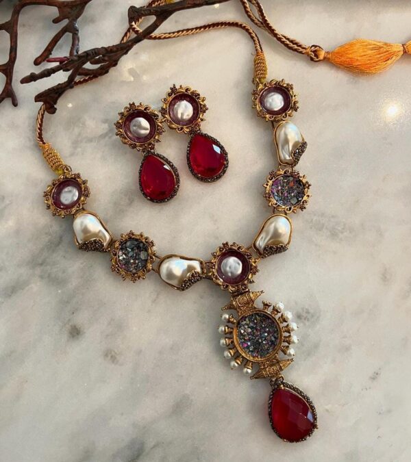 Desinger Handmade hasli with Mother of Pearl - Image 2