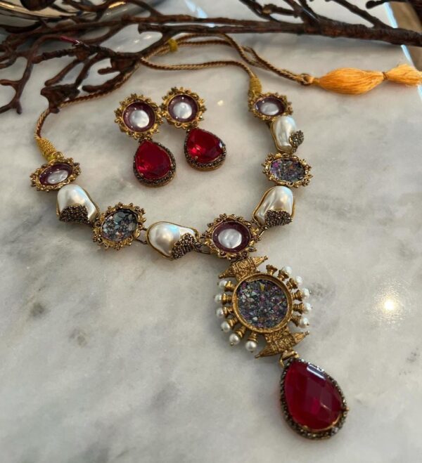 Desinger Handmade hasli with Mother of Pearl