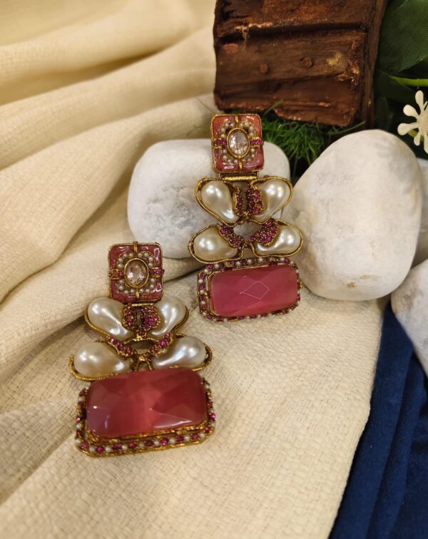 Mate pink colour elegant mother of pearls