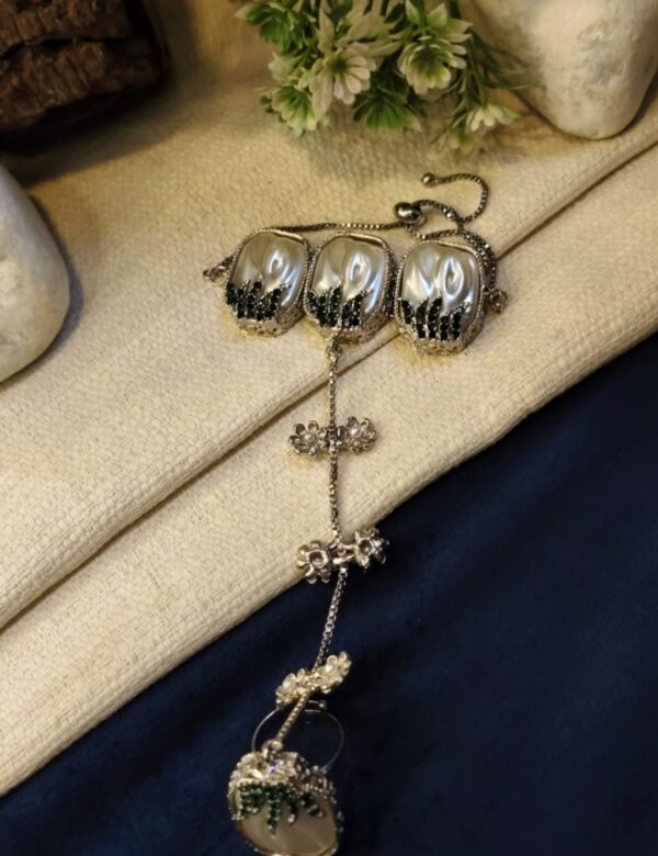 Introducing our exquisite up and down mother of pearl anja with hight quality zercone - Image 3