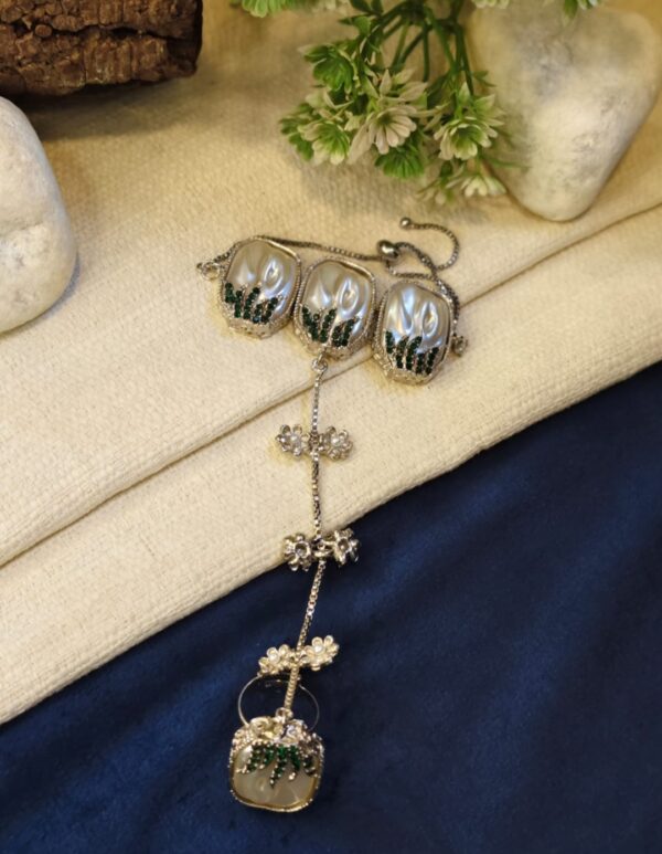 Introducing our exquisite up and down mother of pearl anja with hight quality zercone - Image 4