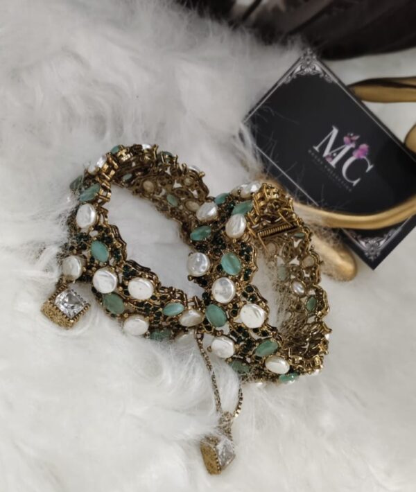 High quality mother of pearl bangles - Image 10