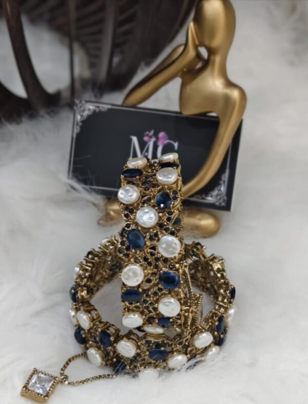 High quality mother of pearl bangles - Image 2