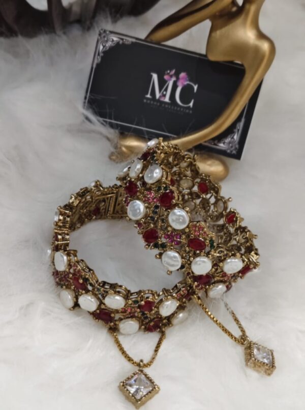 High quality mother of pearl bangles - Image 6