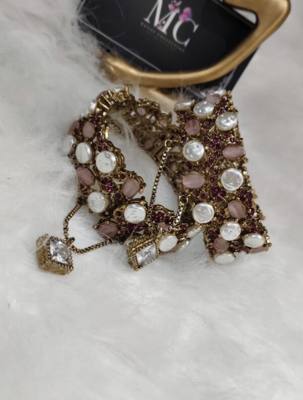 High quality mother of pearl bangles - Image 3