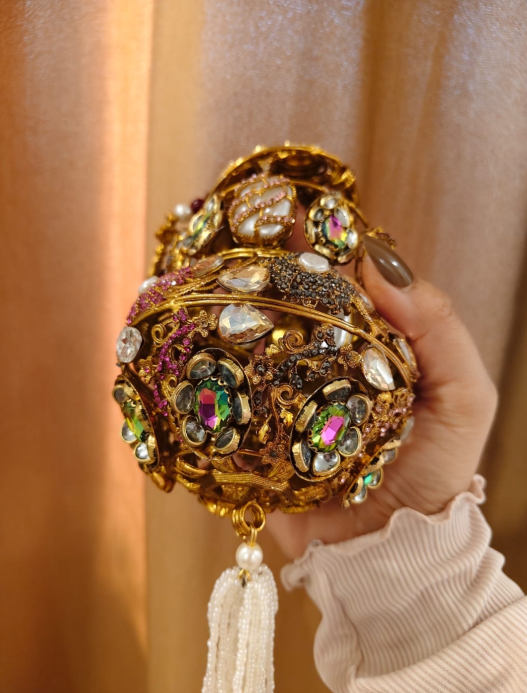 Handmade dholki clutch - Image 4