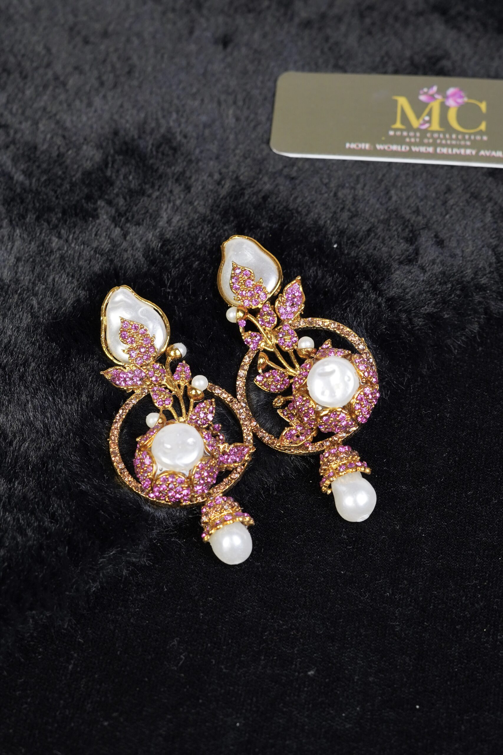 Gul_e_Noor Pearl Blossom Earring